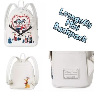 FINAL SALE Loungefly Disney Holiday Mini Backpack